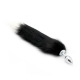 Plug in metallo con coda bicolore