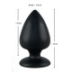Butt Plug Extra Large Black Velvet